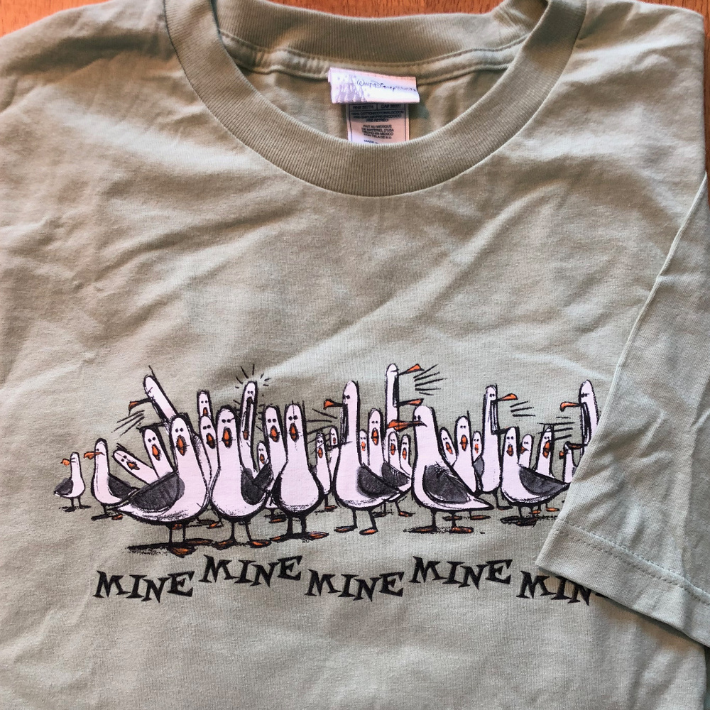 Disney MIne Mine Seagulls Finding Nemo T-Shirt XXL